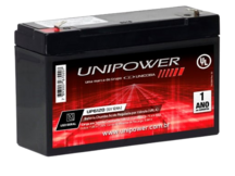 BATERIA SELADA 06V 12,0 AMP UNIPOWER