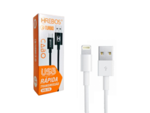 CABO USB A MACHO X TIPO-C P/ DADOS 1.2 METROS HREBOS / TOMATE