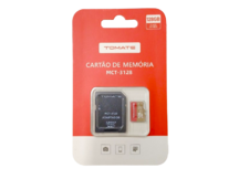 CARTAO MEMORIA SD MICRO C/ADAPT 128GB TOMATE