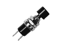 CHAVE PUSHBUTTON N.A S/RETENCAO 1A PRETA