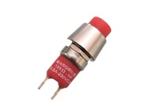 CHAVE PUSHBUTTON N.F S/RETENCAO 1A C/ BASE CROMADA