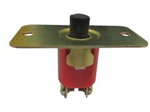 CHAVE PUSHBUTTON REDONDA C/ ABA CS-391 VERMELHA