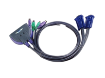 CHAVEADOR KVM ELETRON 2X1 PS2/VGA C/CABO  ATEN
