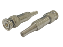 CONECTOR BNC MACHO RF 75 0,4/2,5 C/MOLA