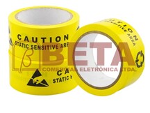 FITA ADESIVA DE ADVERTENCIA 4.8CM X 22M
