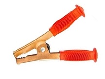 GARRA JACARE VERMELHA METALICA 500 AMPERES 15,5CM