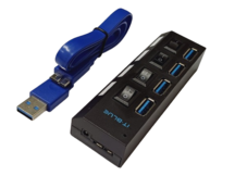 HUB 4 PORTAS USB 3.0 IT-BLUE LE-4052