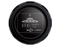 HUB 7 PORTAS USB 2.0 C/FONTE OVNI COMTAC