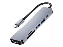 HUB USB TIPO C X USB 2.0/USB 3.0/TIPO-C/PD/HDMI/SD/TF MTV-616