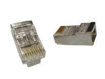MODULAR PLUG RJ-45 CAT.6 DE PASSAGEM BLINDADO