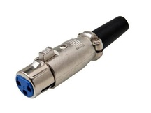 PLUG CANON FEMEA P/CABO 3 PINOS