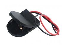SUPORTE P/ 1 PILHAS CR 2032 C/ BOTAO LIGA / DESL