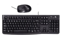 TECLADO+MOUSE COM FIO USB MK-120 LOGITECH