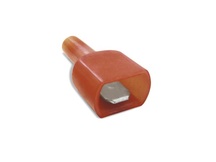 TERMINAL FASTON MACHO 0,25-1,5MM C/ISOLACAO TOTAL VERMELHO HELLERMANN