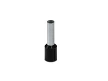TERMINAL ILHOS ( TUBULAR ) C/ ISOLACAO PRETO 1,5MM HELLERMANN