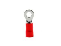 TERMINAL OLHAL M4 0,25-1,5MM2 C/ISOLACAO VERMELHO HELLERMANN