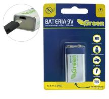 BATERIA RECARREGAVEL 9,0V 500MA (COM MICRO USB)