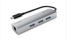 CABO USB TIPO-C + HUB 3 PORTAS USB A + REDE 10/100/1000MBPS COMTAC