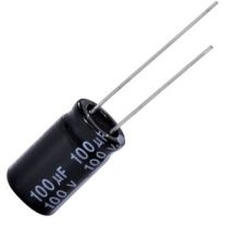 CAPACITOR ELCO RD 100UF/100V