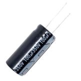 CAPACITOR ELCO RD 100UF/350V