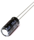 CAPACITOR ELCO RD 10UF/ 50V