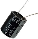 CAPACITOR ELCO RD 220UF/250V