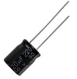 CAPACITOR ELCO RD 220UF/50V