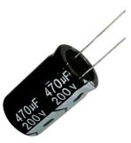 CAPACITOR ELCO RD 470UF/200V