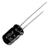 CAPACITOR ELCO RD 470UF/ 25V