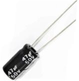 CAPACITOR ELCO RD 47UF/ 50V