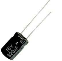 CAPACITOR ELCO RD   820UF/ 16V