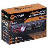 RADIO AUTOMOTIVO USB/SD/FM/AUX/BLUETOOTH VINIK AMP-700BT