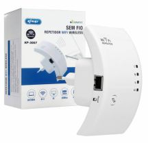 REPETIDOR WI-FI WIRELESS S/FIO 2.4GHZ 300MBPS KNUP KP-3007