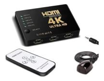 VIDEO SELETOR HDMI 5 IN X 1 OUT FLEX FX-HUB-4K