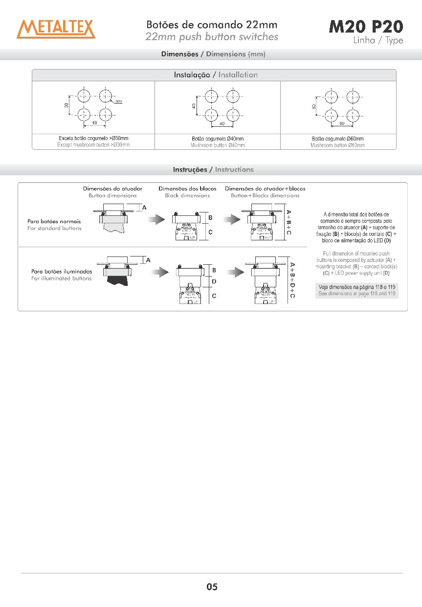 Tête De Sélecteur 2 Positions Avec Clé – Diamètre 22 Mm, Profondeur 72 Mm