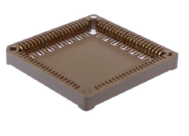 PLCC84 RN CONNECTOR PLCC IC SOCKET 84 PIN THROUGH-HOLE NEW in PLASTIC TUBE