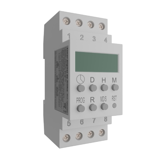 TIMER TEMPORIZADOR INDUSTRIAL DIGITAL 220V EXATRON Beta Componentes