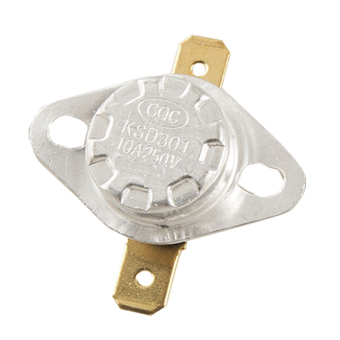 Aexit 2 pezzi KSD301 115 gradi argento tono termostato in ceramica interruttore temperatura NC ID: 593994