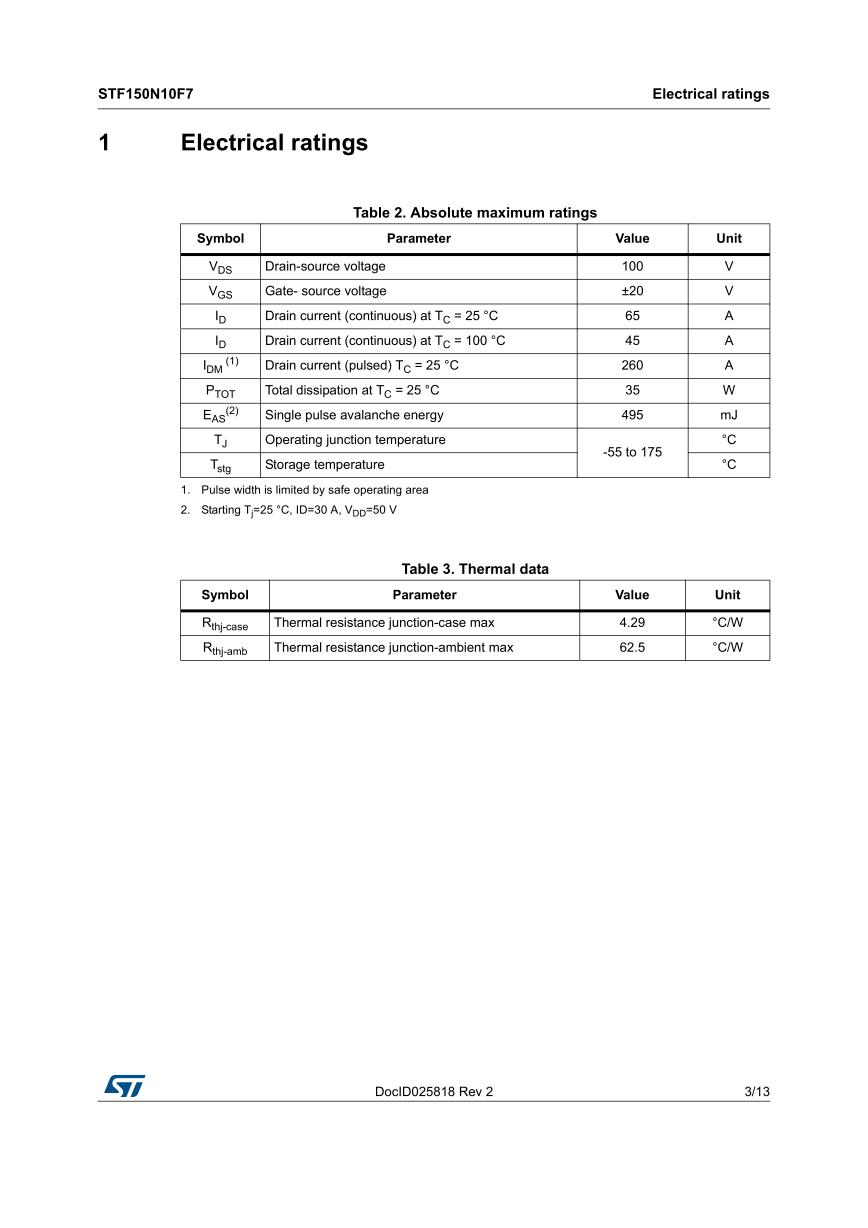 TRANSISTOR 150N10 F7 - ISOLADO - Beta Componentes Eletrônicos
