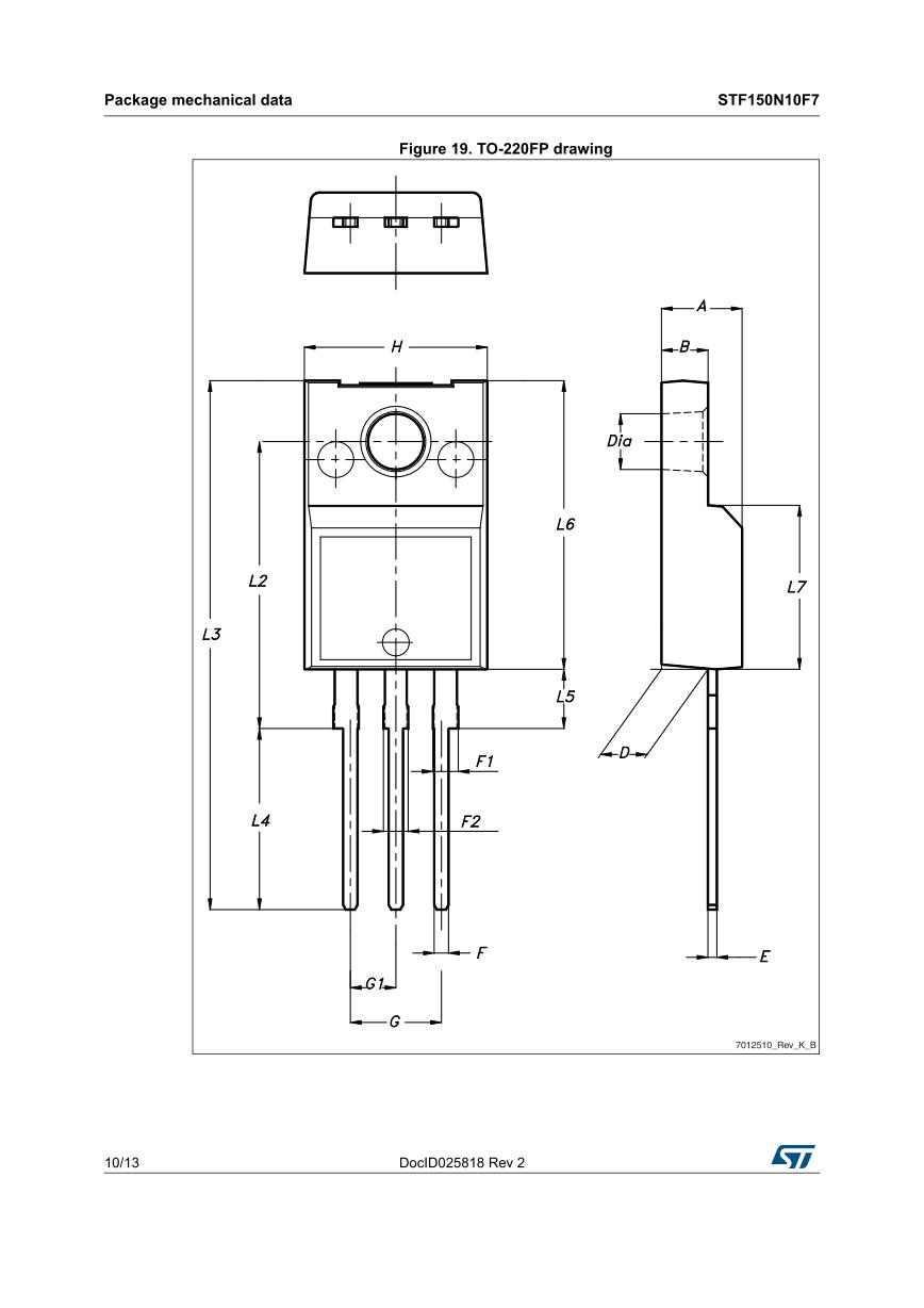 TRANSISTOR 150N10 F7 - ISOLADO - Beta Componentes Eletrônicos