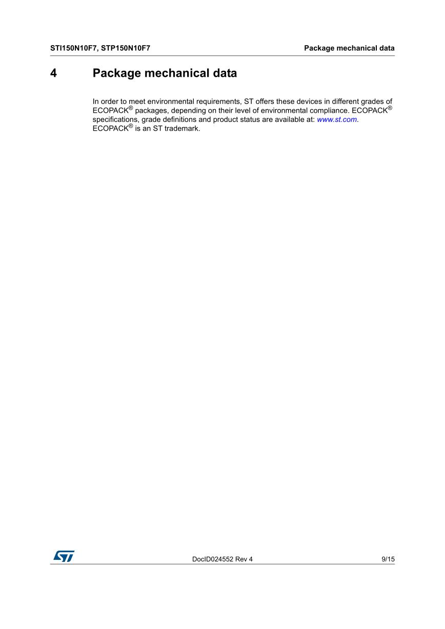 TRANSISTOR 150N10 F7 - Beta Componentes Eletrônicos