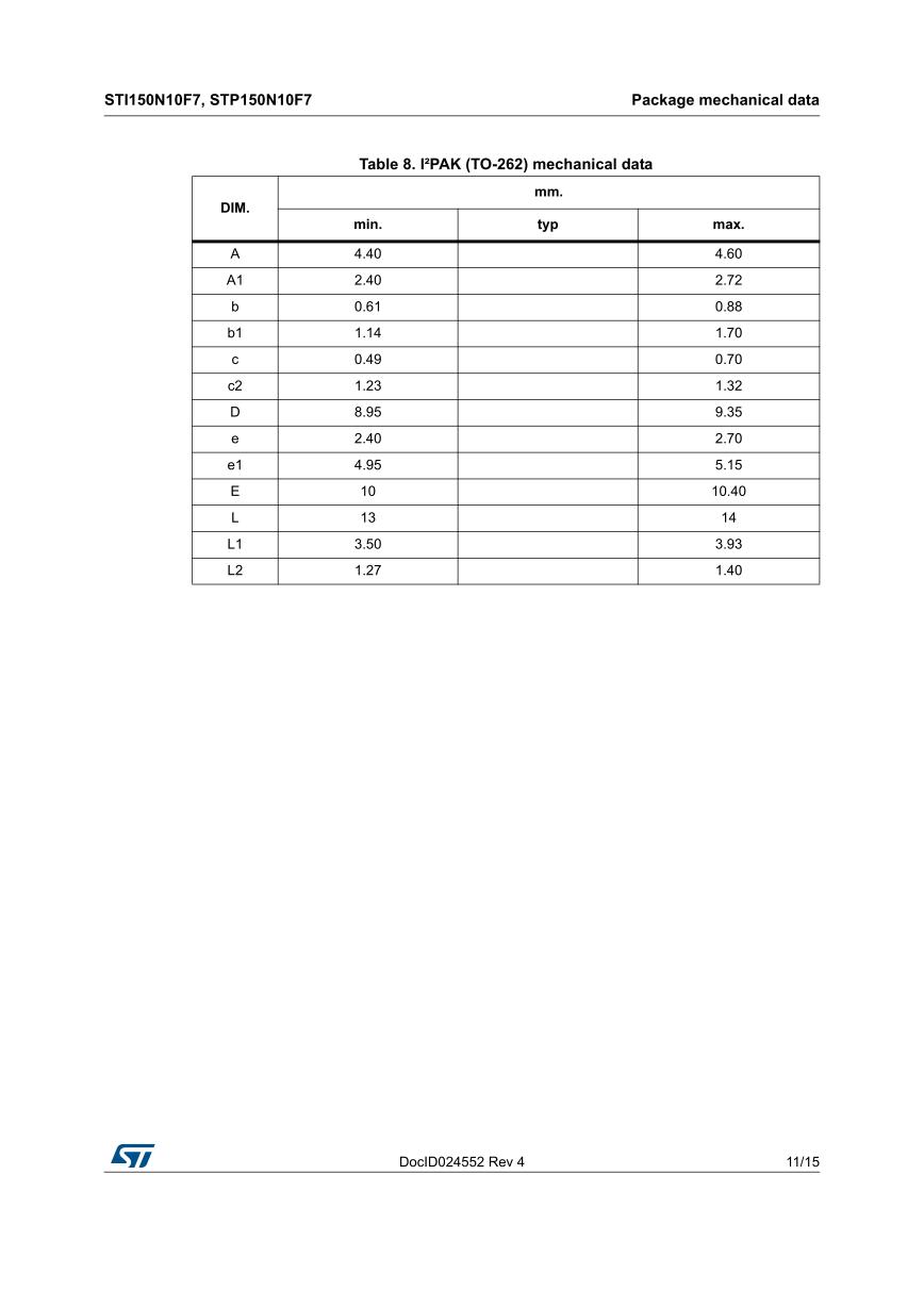 TRANSISTOR 150N10 F7 - Beta Componentes Eletrônicos